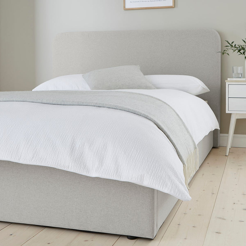Ascot Ottoman Storage Bed - Grey - DUSK