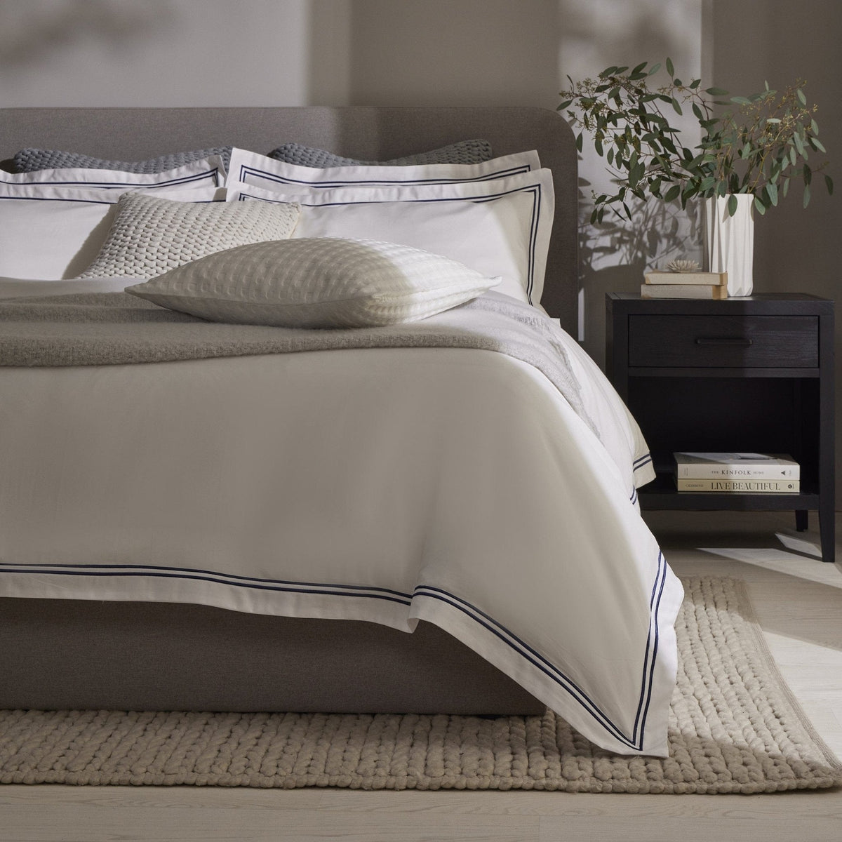 Ascot Ottoman Storage Bed - Grey - DUSK