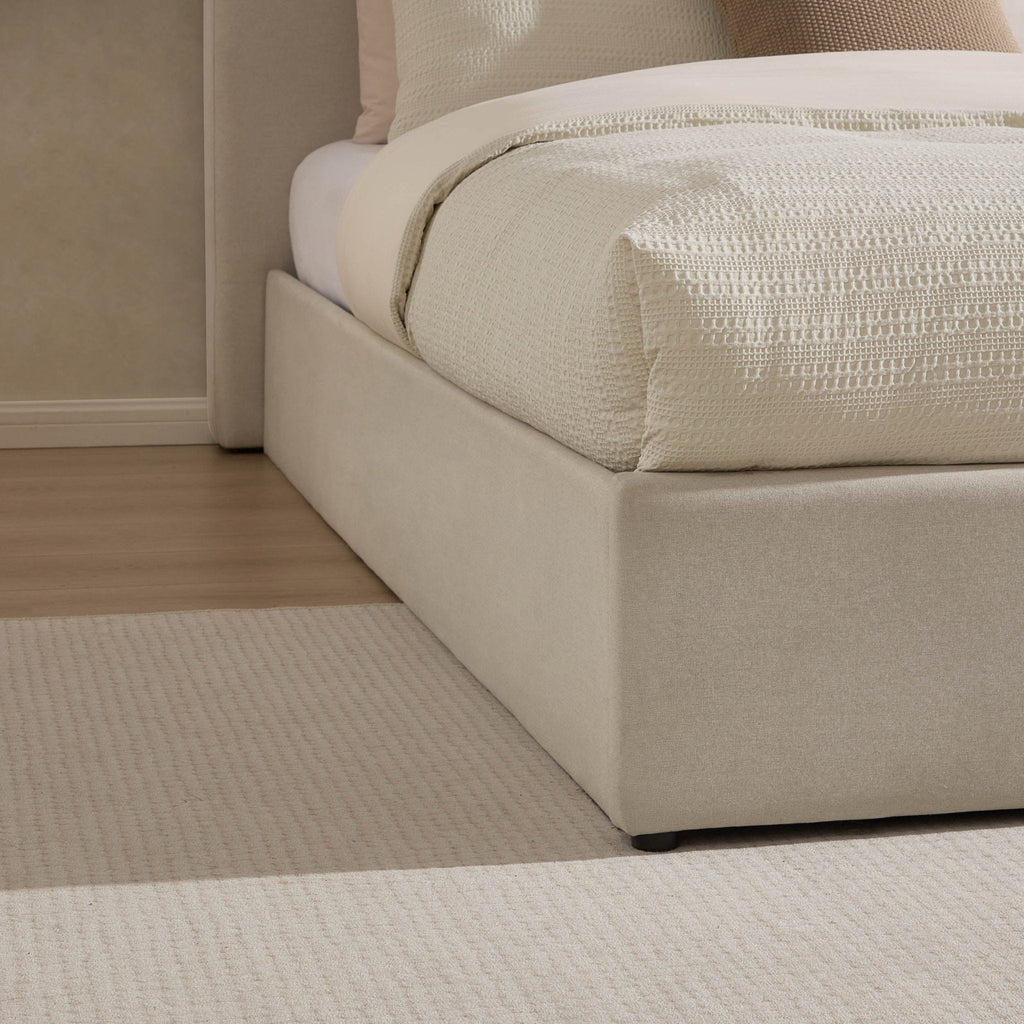 Ascot Ottoman Storage Bed - Natural - DUSK