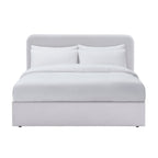 Ascot Ottoman Storage Bed - Natural Stripe - DUSK
