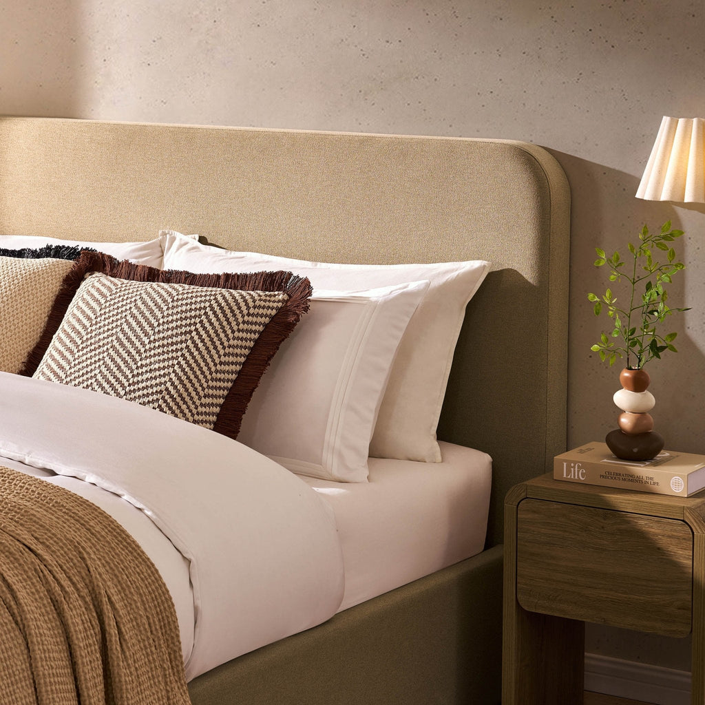 Ascot Ottoman Storage Bed - Oatmeal - DUSK