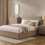 Ascot Ottoman Storage Bed - Stone Grey - DUSK