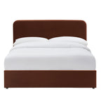 Ascot Ottoman Storage Bed - Terracotta - DUSK