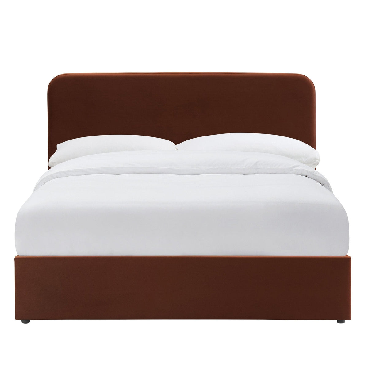 Ascot Ottoman Storage Bed - Terracotta - DUSK
