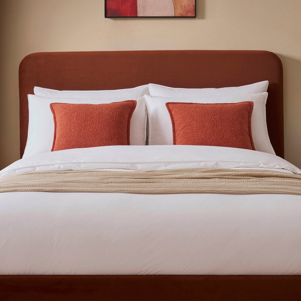 Ascot Ottoman Storage Bed - Terracotta - DUSK