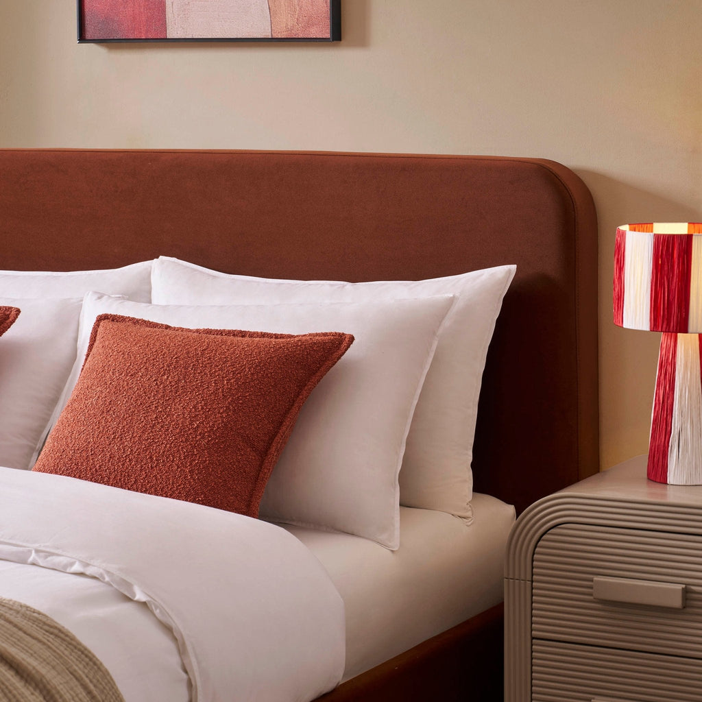 Ascot Ottoman Storage Bed - Terracotta - DUSK