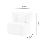 Athens Armchair - Cream Linen - DUSK