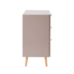 Aurelia 3 Drawer Chest - Taupe - DUSK