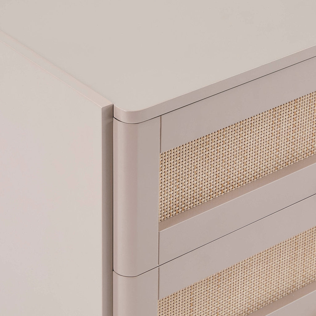 Aurelia 3 Drawer Chest - Taupe - DUSK