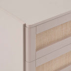 Aurelia 3 Drawer Chest - Taupe - DUSK