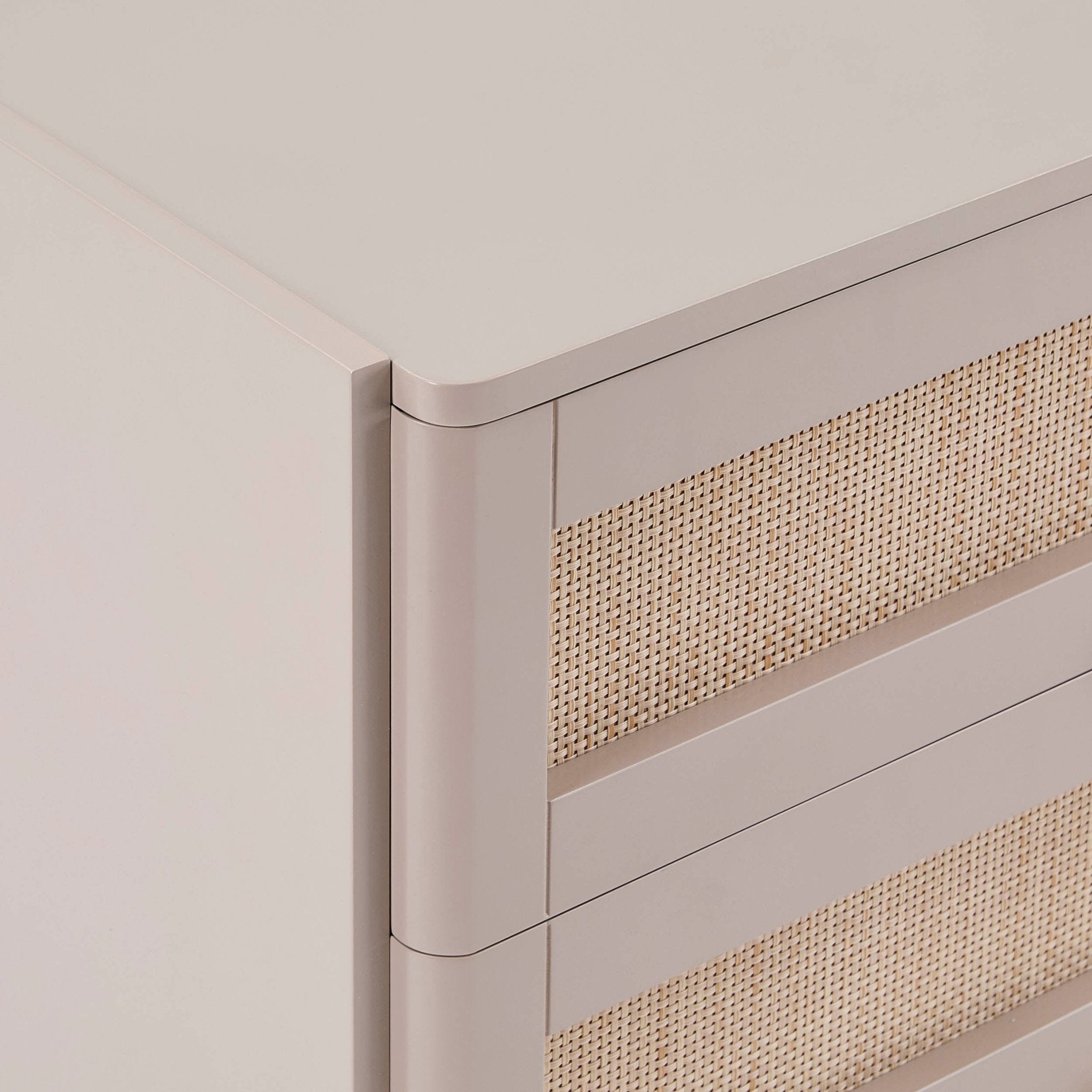 Aurelia 3 Drawer Chest - Taupe - DUSK