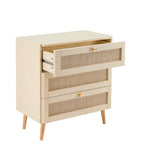 Aurelia 3 Drawer Chest - Vintage Cream - DUSK