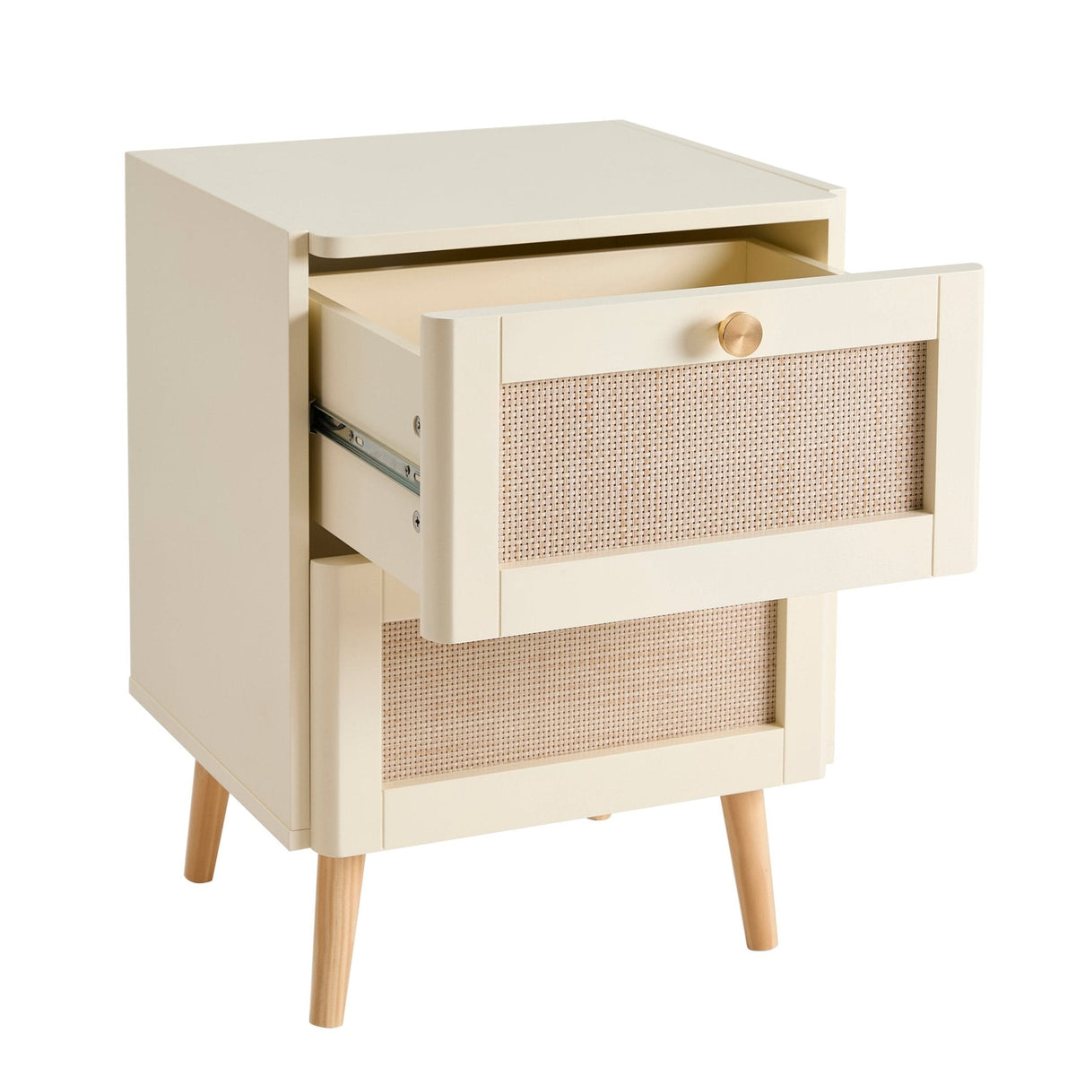 Aurelia Bedside Table - Vintage Cream - DUSK