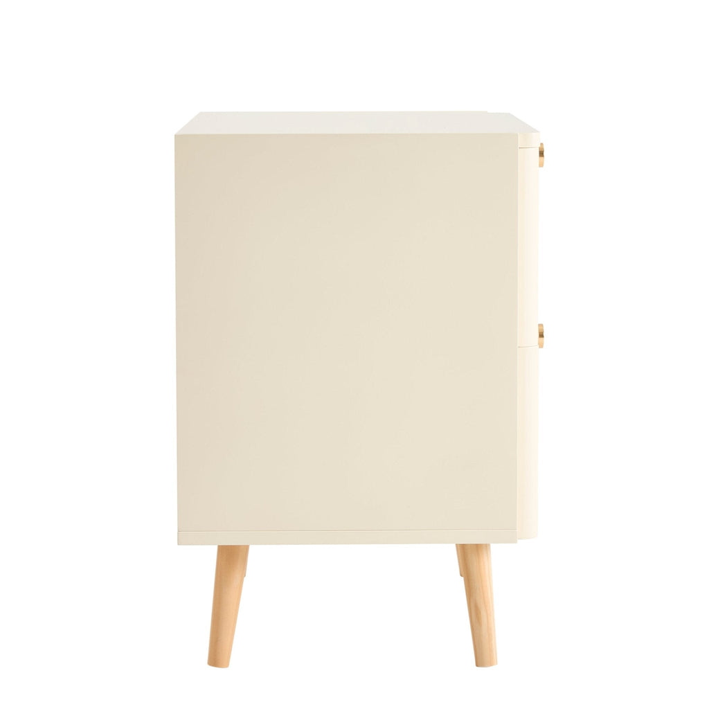 Aurelia Bedside Table - Vintage Cream - DUSK