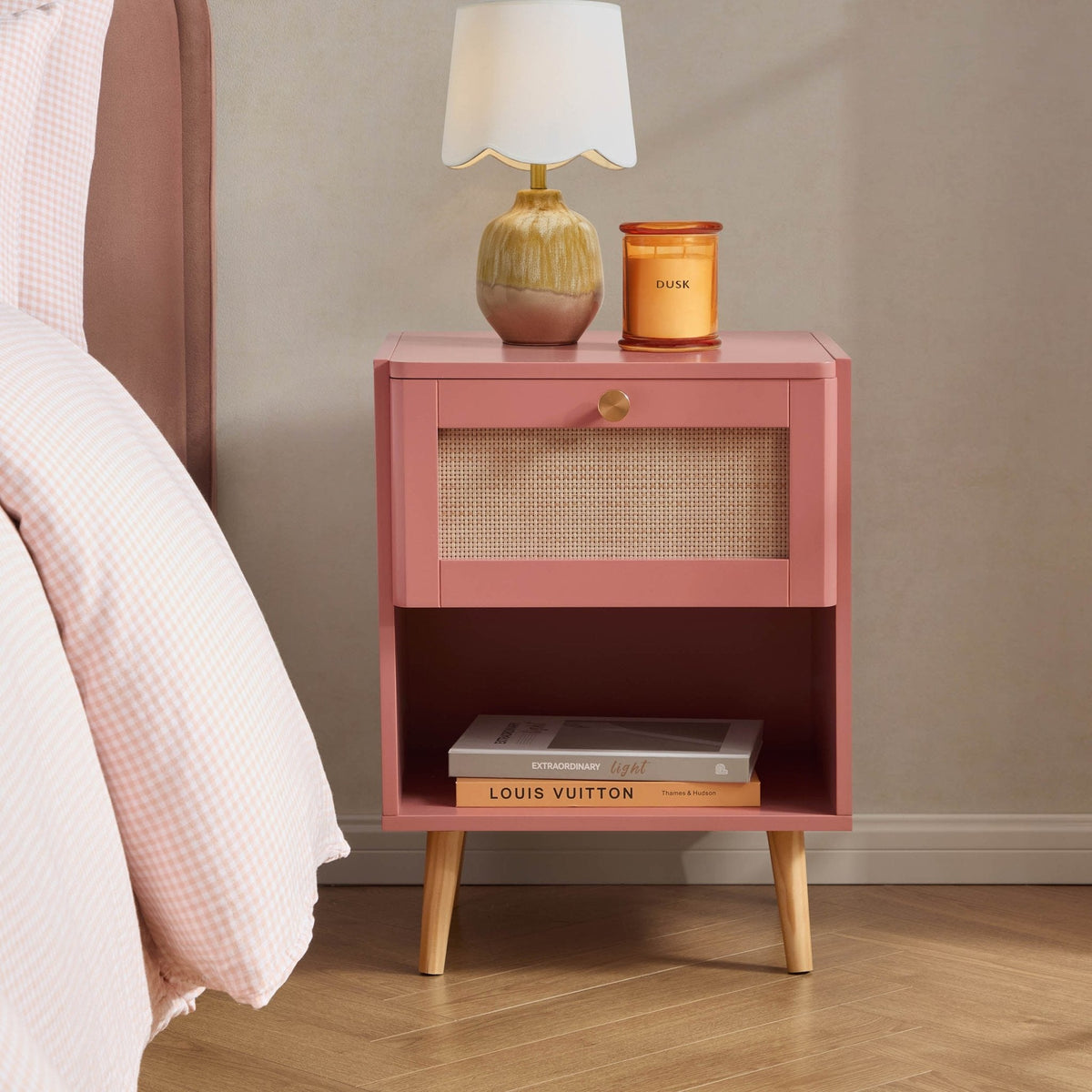 Aurelia Nightstand - Apricot - DUSK