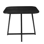 Ava Space Saver 4 Seater Dining Table and Chairs - Black/Sand - DUSK