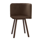 Ava Space Saver 4 Seater Dining Table and Chairs - Cappuccino - DUSK