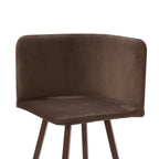 Ava Space Saver 4 Seater Dining Table and Chairs - Cappuccino - DUSK