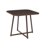 Ava Space Saver 4 Seater Dining Table and Chairs - Cappuccino - DUSK