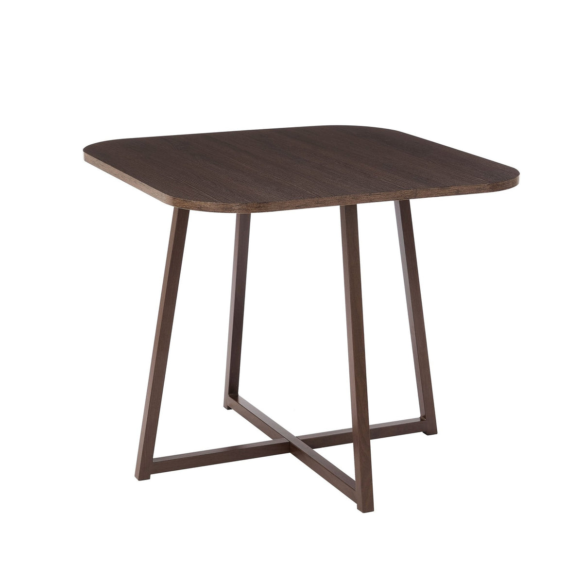 Ava Space Saver 4 Seater Dining Table and Chairs - Cappuccino - DUSK