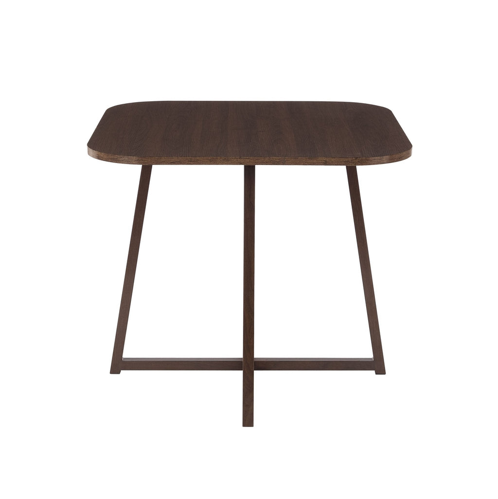 Ava Space Saver 4 Seater Dining Table and Chairs - Cappuccino - DUSK