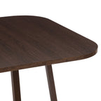 Ava Space Saver 4 Seater Dining Table and Chairs - Walnut/Stone - DUSK