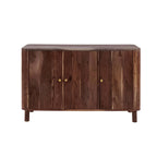 Avery Acacia Wood 3 Door Sideboard - Walnut - DUSK