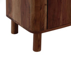 Avery Acacia Wood 3 Door Sideboard - Walnut - DUSK