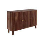 Avery Acacia Wood 3 Door Sideboard - Walnut - DUSK