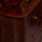 Avery Acacia Wood 6 Drawer Chest - Walnut - DUSK
