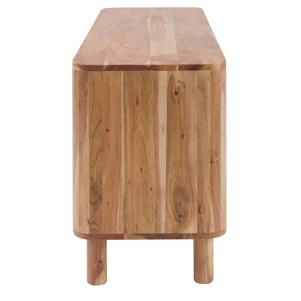 Avery Acacia Wood Tv Unit for TVs up to 50" - Natural - DUSK