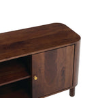 Avery Acacia Wood Tv Unit for TVs up to 50" - Walnut - DUSK