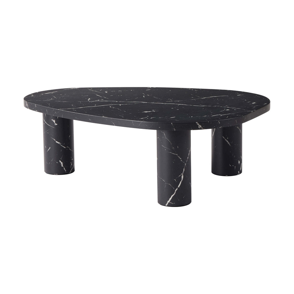 Azra Nesting Coffee Tables - Black Marble Effect - DUSK
