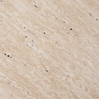 Azra Nesting Coffee Tables - Travertine Marble Effect - DUSK