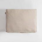Bailey Pillow Dog Bed - Natural Herringbone - DUSK