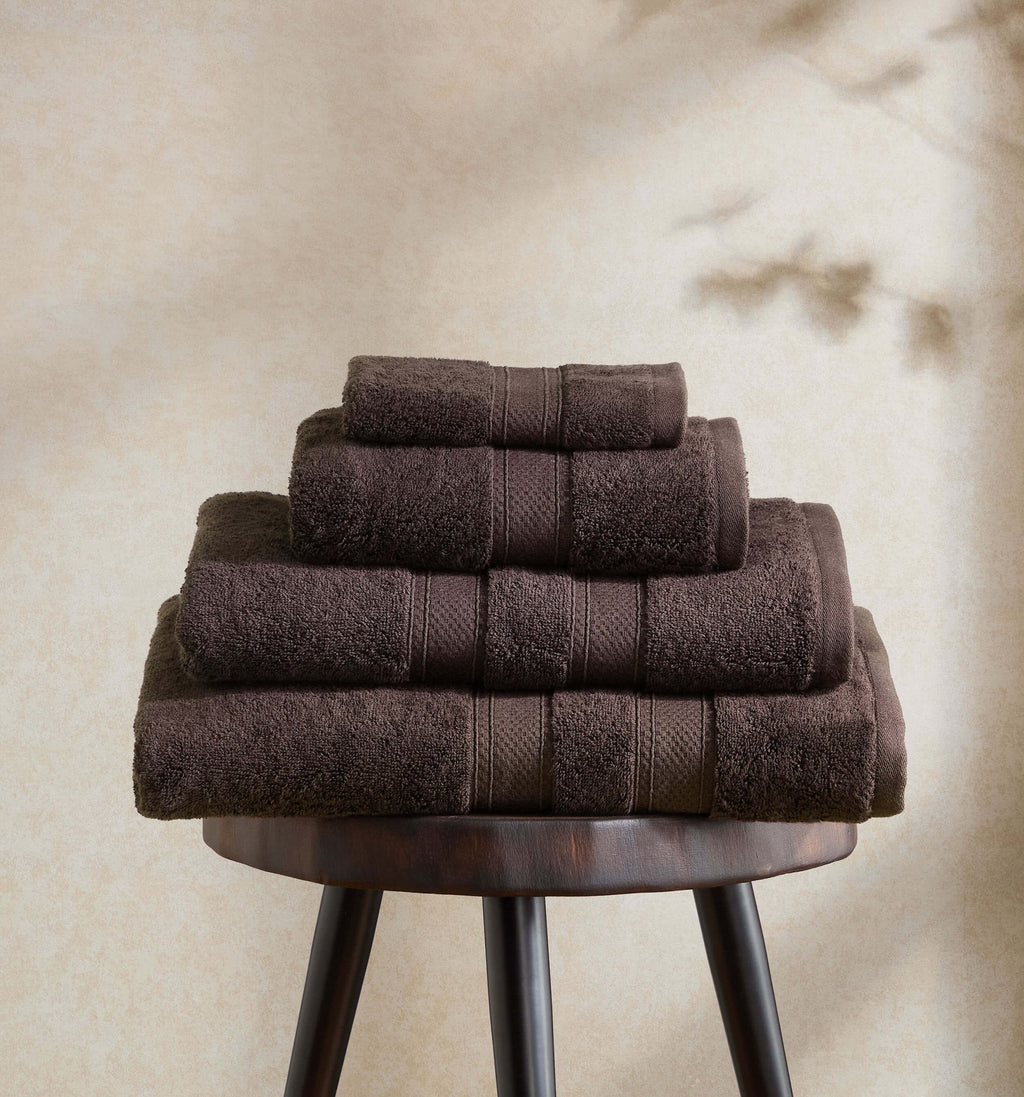Bamboo Cotton Blend Towel Collection - Chocolate - DUSK