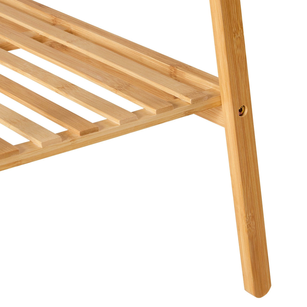 Becky Bamboo Clothes Rail - Light Wood - DUSK