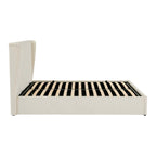 Berkeley Ottoman Storage Bed - Chenille Ecru - DUSK