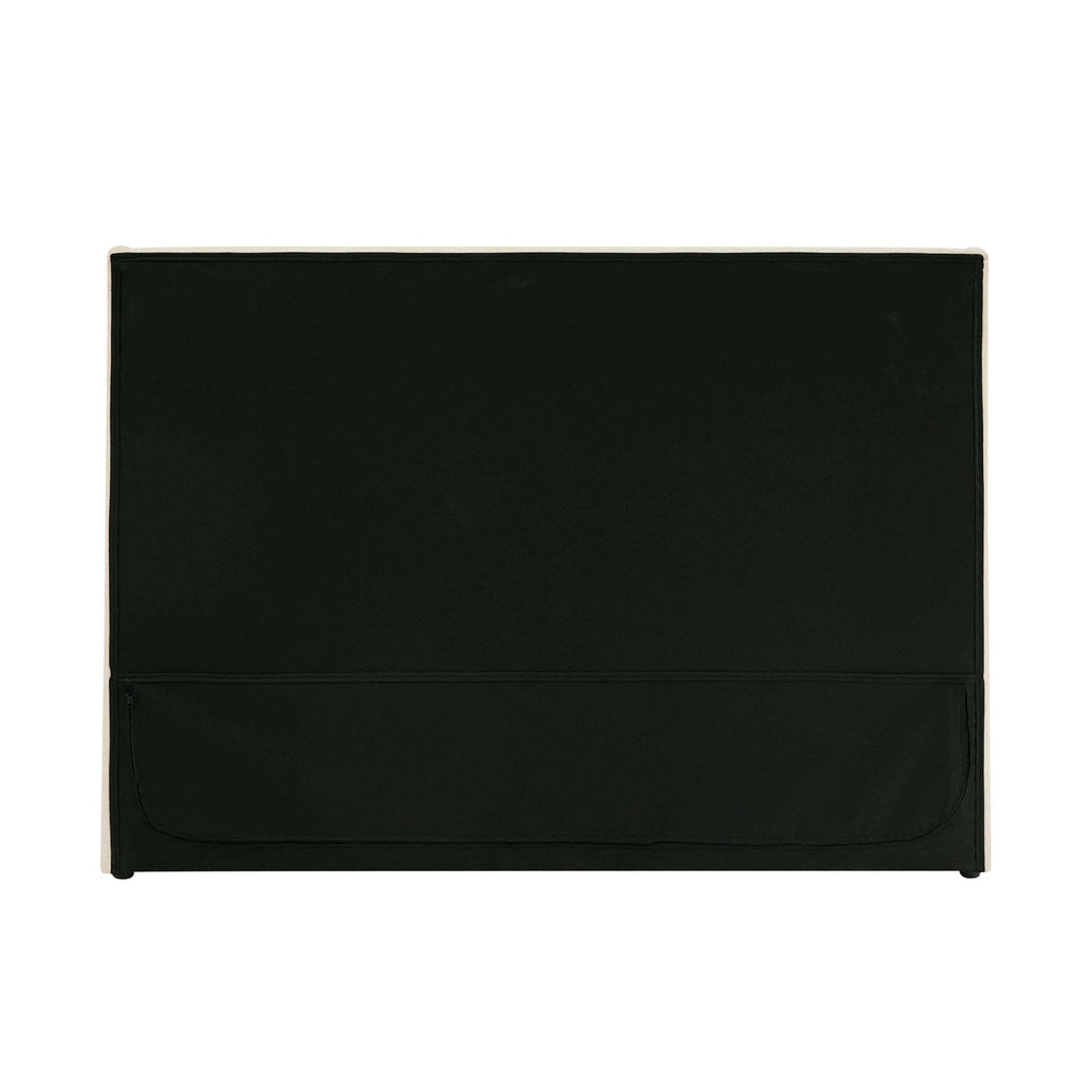Berkeley Ottoman Storage Bed - Chenille Ecru - DUSK