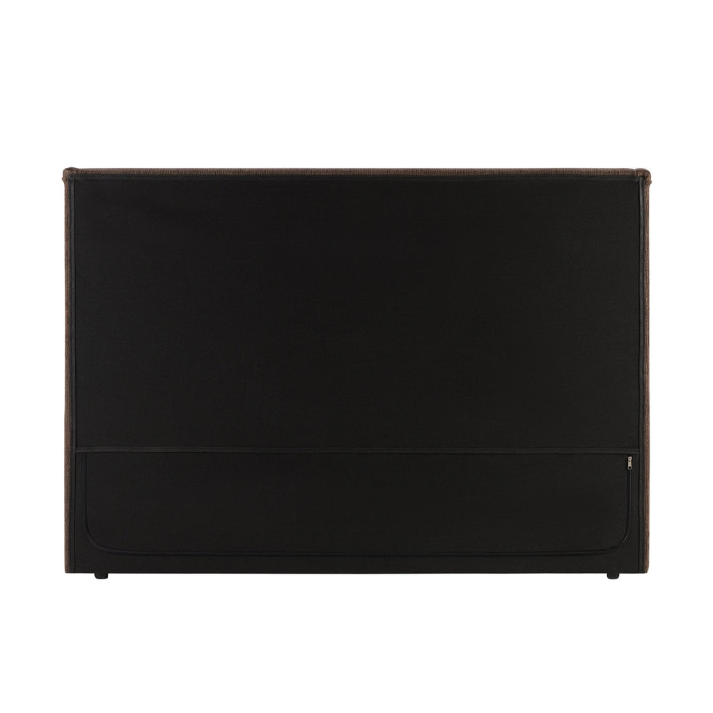 Berkeley Ottoman Storage Bed - Textured Cappuccino - DUSK