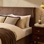 Berkeley Ottoman Storage Bed - Textured Cappuccino - DUSK