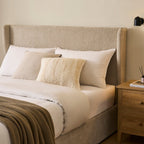 Berkeley Ottoman Storage Bed - Textured Oatmeal - DUSK