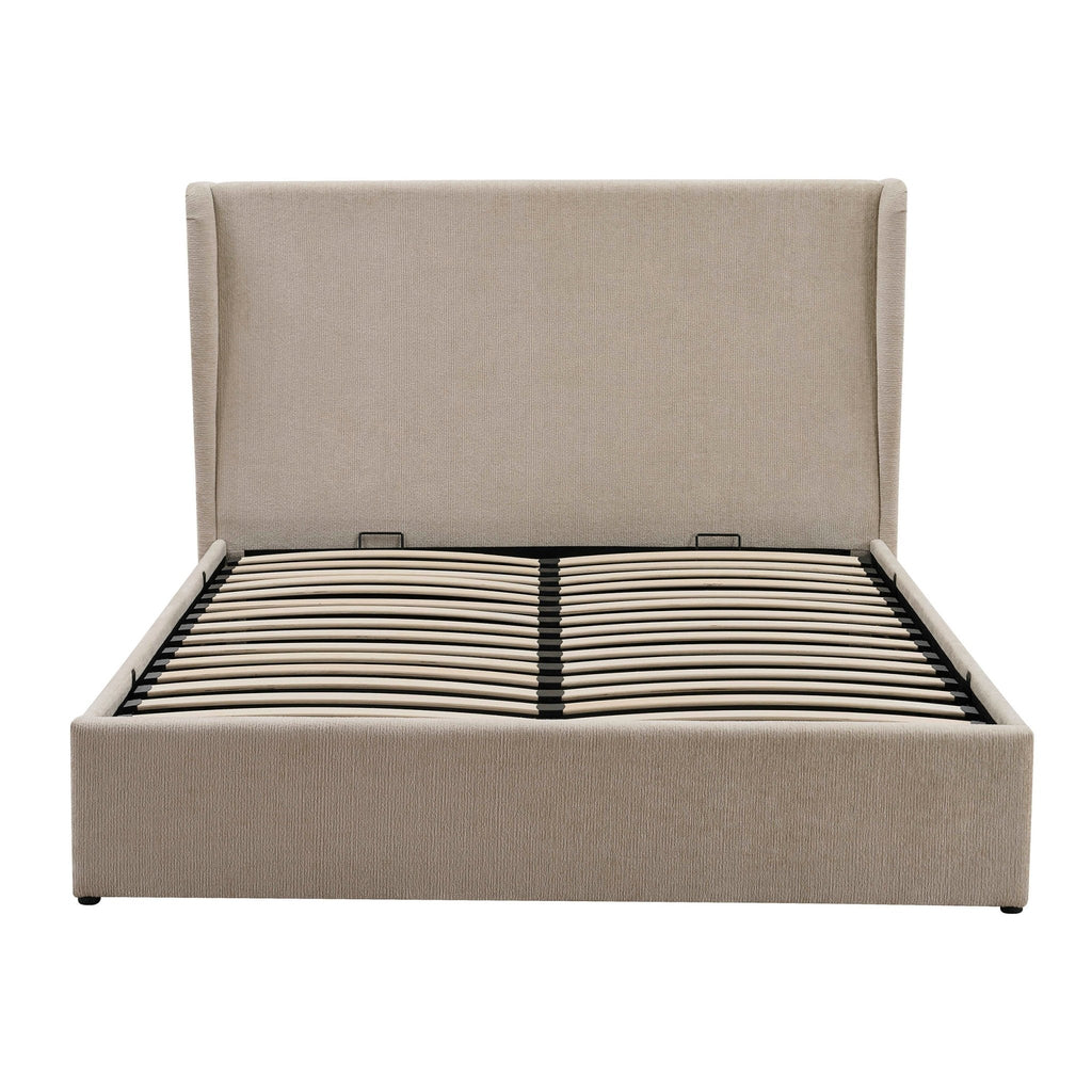 Berkeley Ottoman Storage Bed - Textured Oatmeal - DUSK