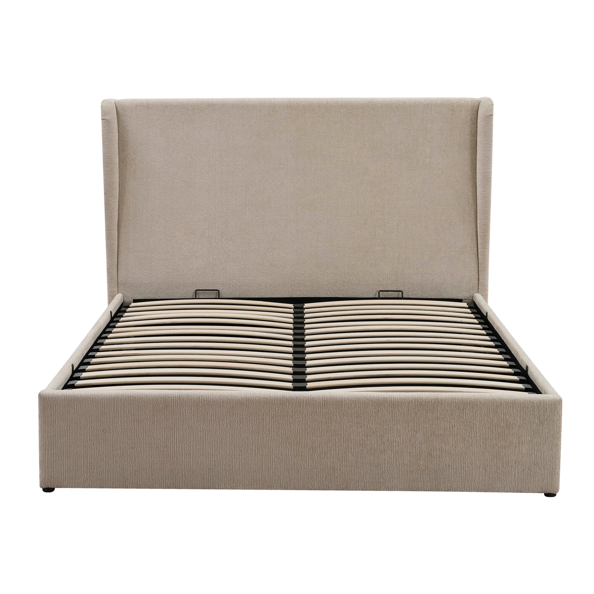 Berkeley Ottoman Storage Bed - Textured Oatmeal - DUSK