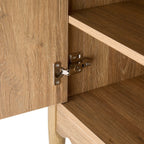 Betty 2 Door Sideboard with Drawers - Light Wood - DUSK