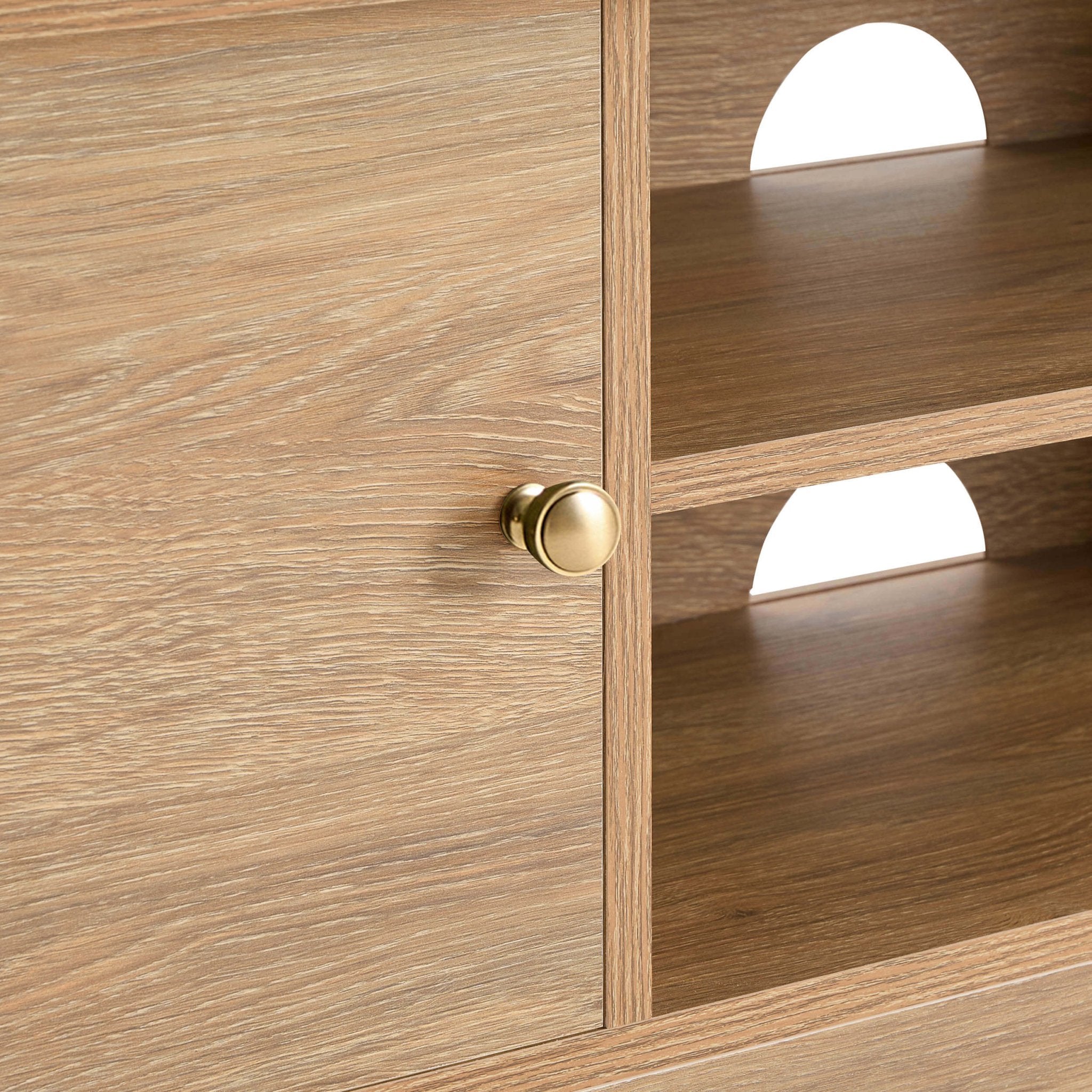 Betty Tv Unit for TVs up to 60" - Light Wood - DUSK
