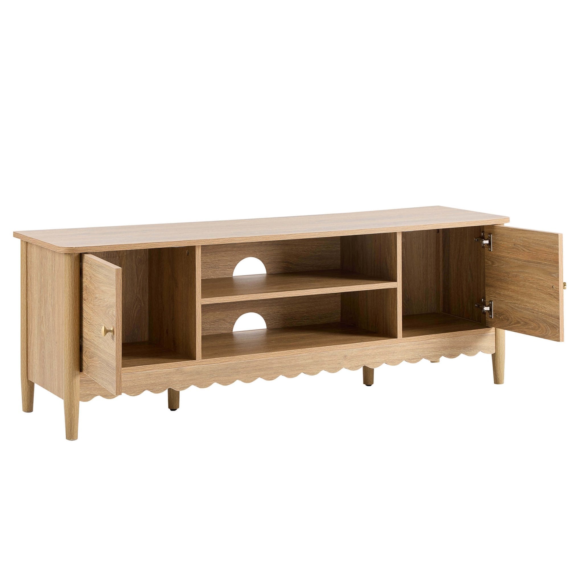 Betty Tv Unit for TVs up to 60" - Light Wood - DUSK