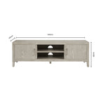 Blair 140cm TV Unit - Ash - DUSK