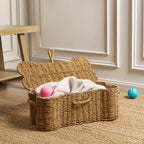 Bone Seagrass Storage Basket - Natural - DUSK