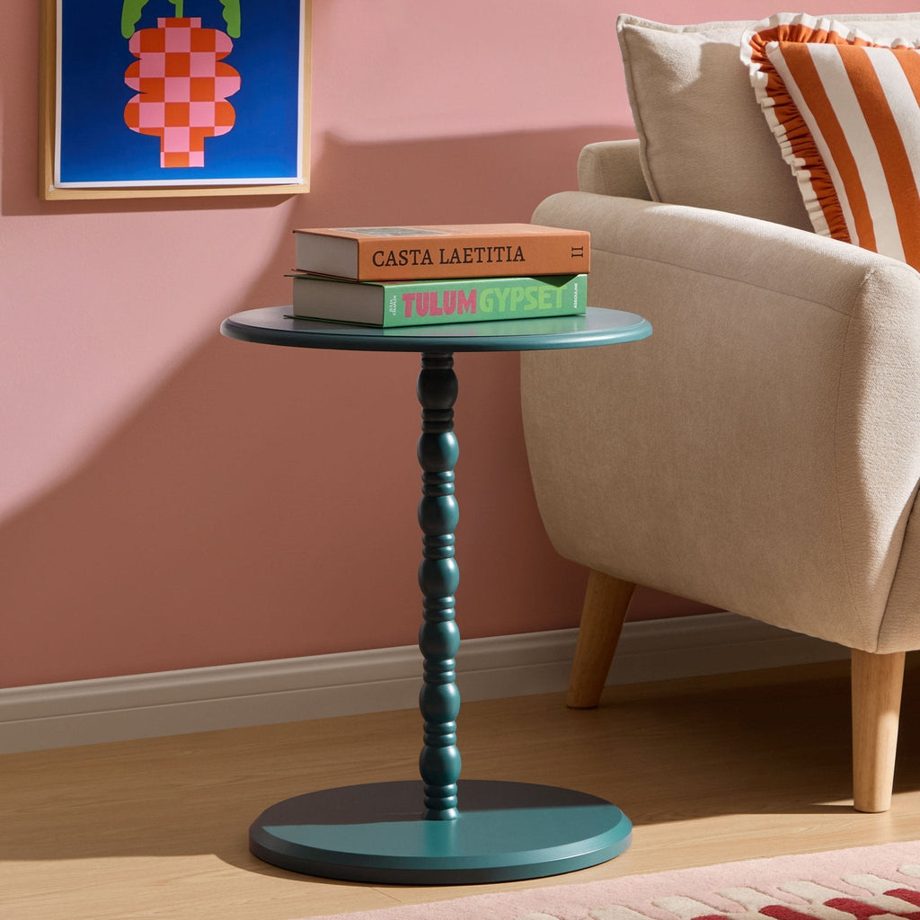 Bonnie Bobbin Side Table - Teal - DUSK